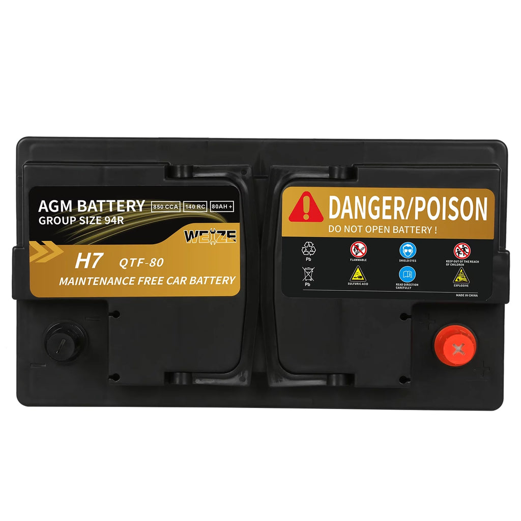 12v 70ah H6 Automotive Battery H750