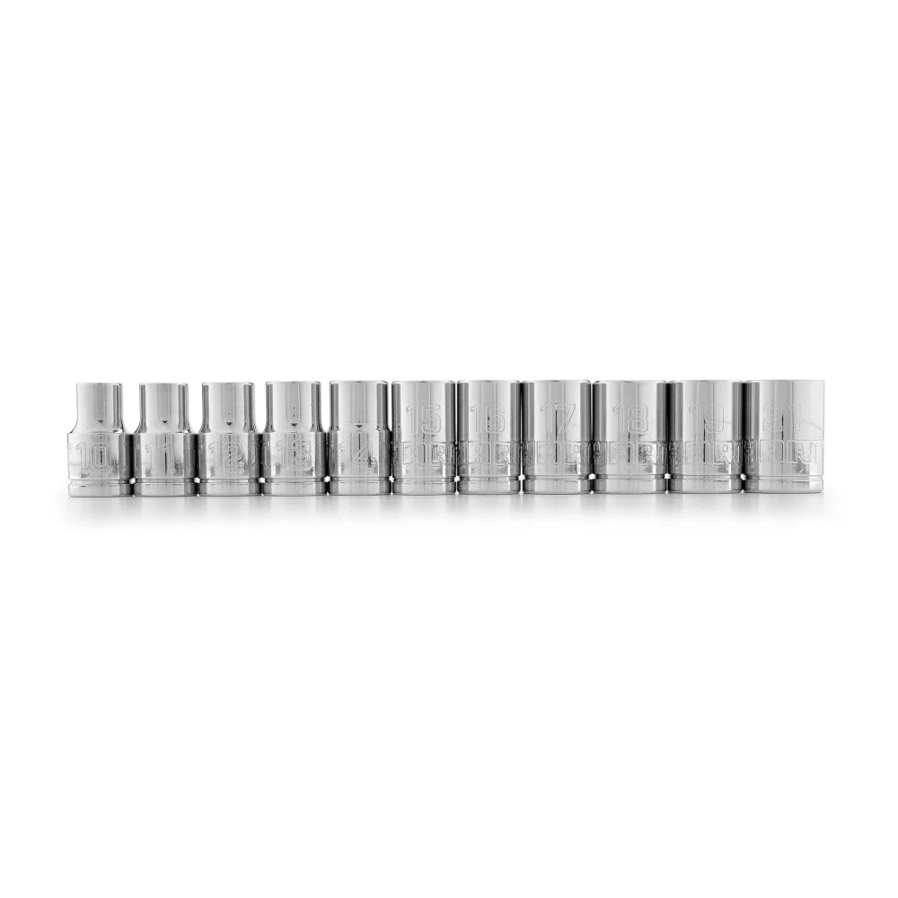 11-Piece 1/2 Standard Socket Set Metric Sockets K258684