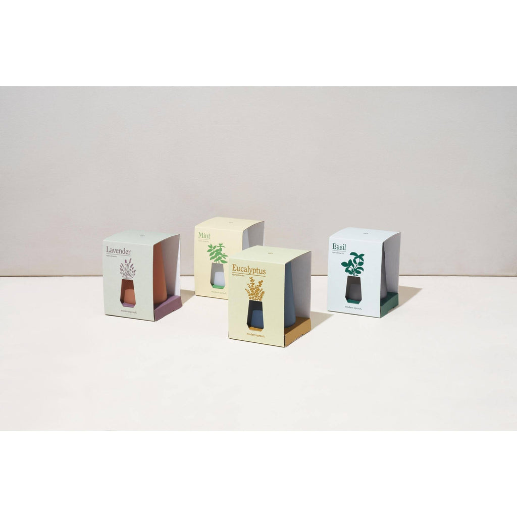 Tapered Tumbler Grow Kits, Indoor Garden Kit, Lavender & Eucalyptus (2 Jars) P245383