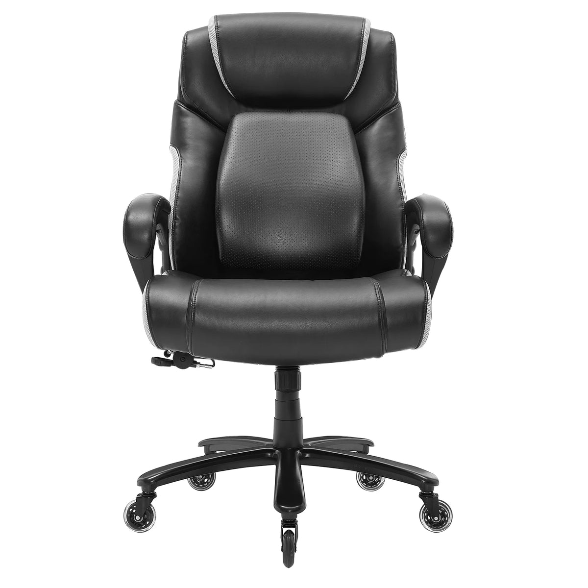 High Back 400 lbs Leather Executive Office Chair with Lumbar Support G9899