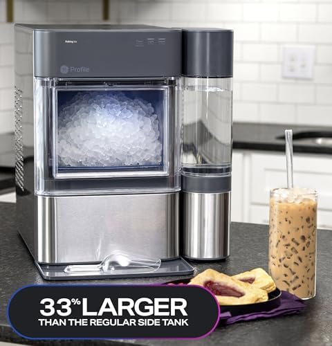 Stainless Steel Countertop Nugget Ice Maker with 1 Gallon Tank P814098