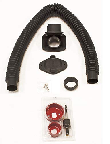 50 Gallon Black Rain Barrel with Diverter Kit R3949