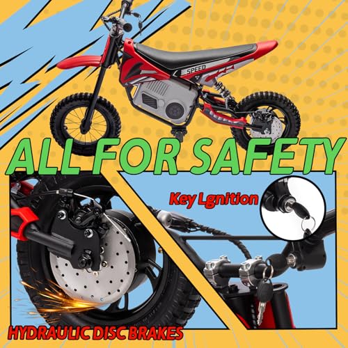 Green Electric Dirt Bike W36260