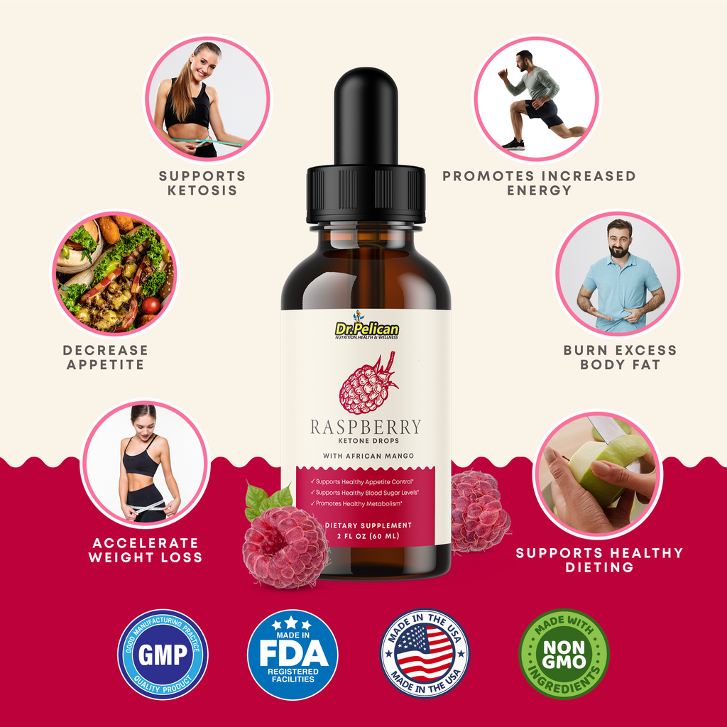 60ml 2fl oz Raspberry Ketone Drops G2278