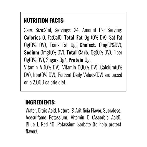 Fruit Juicy Red Liquid Water Enhancer (4 Bottles, Makes 96 Drinks) X599182