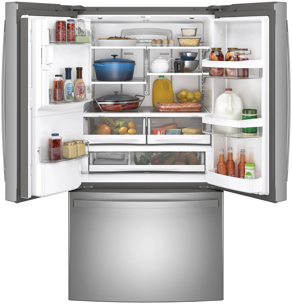 Stainless Steel French Door Freestanding Refrigerator T833