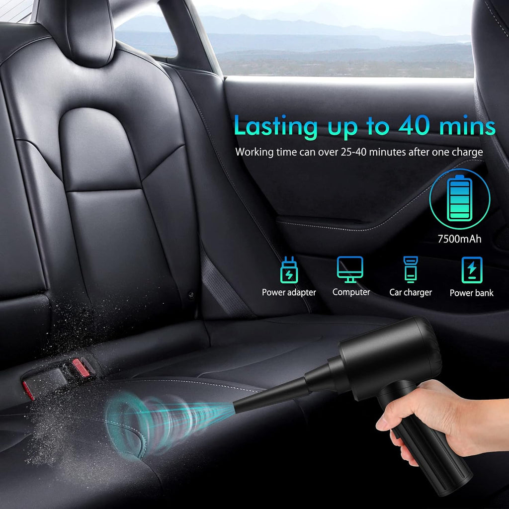 Cordless Electric Air Duster 90000 RPM Rechargeable K4096