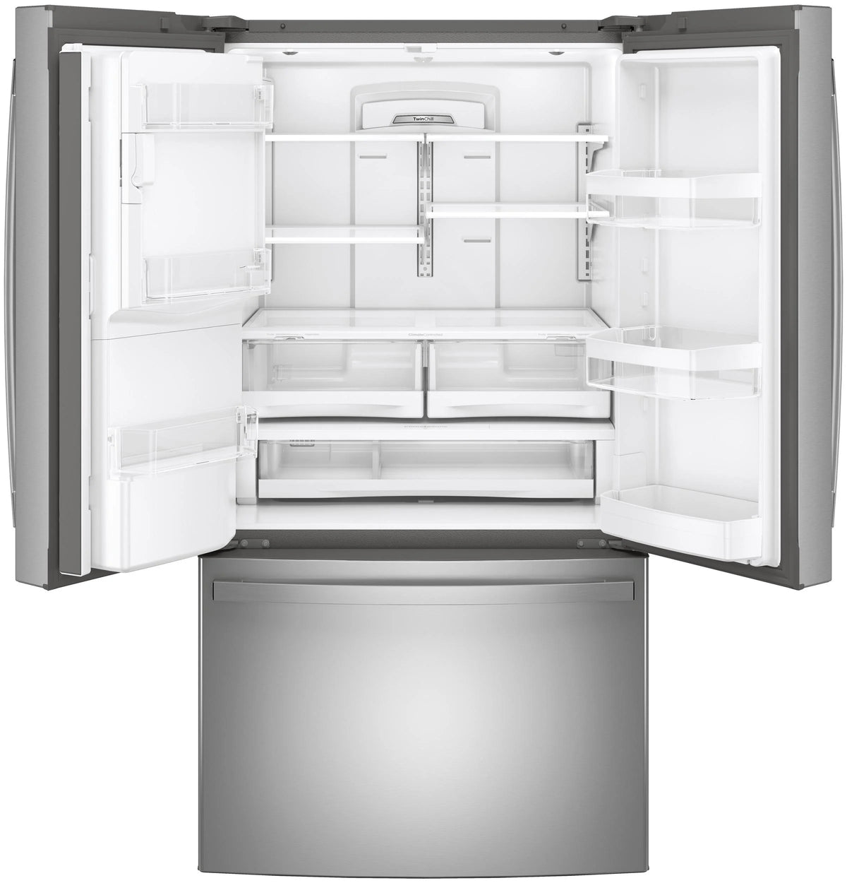 Stainless Steel French Door Freestanding Refrigerator T833