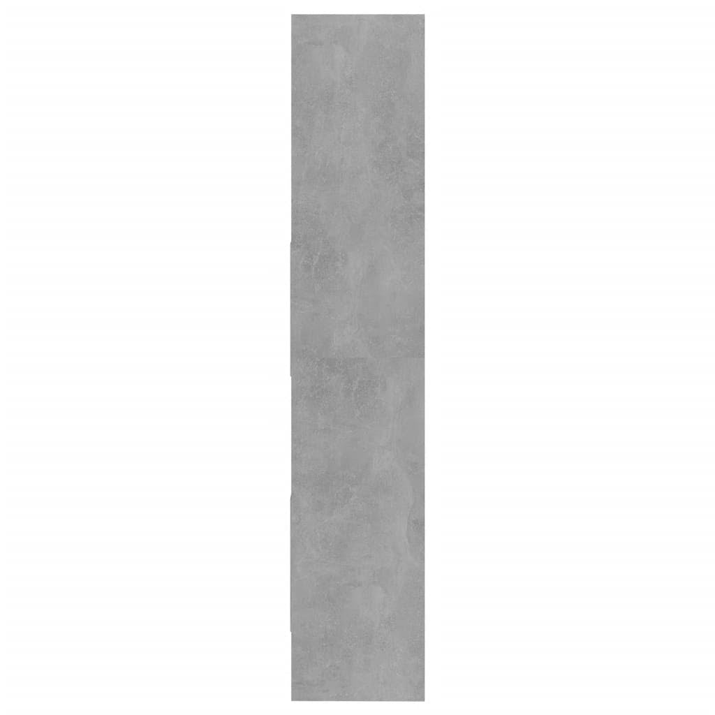 Concrete Gray Chipboard Book Cabinet S680