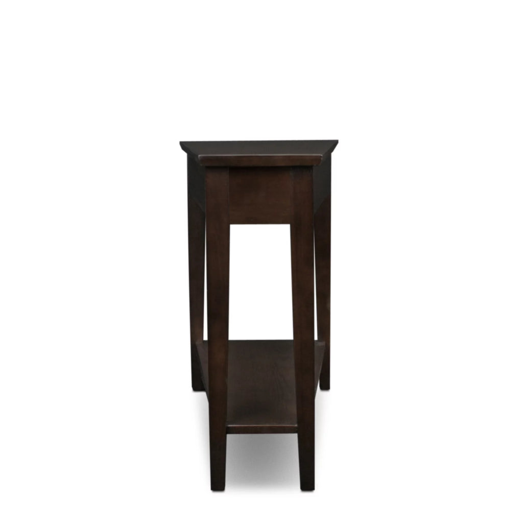 Compact Recliner Wedge Table in Chocolate Oak O930447