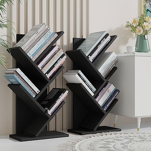4 Tier Natural Wood Bookshelf Z90028