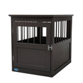 Brown Wooden Pet Crate End Table D92109