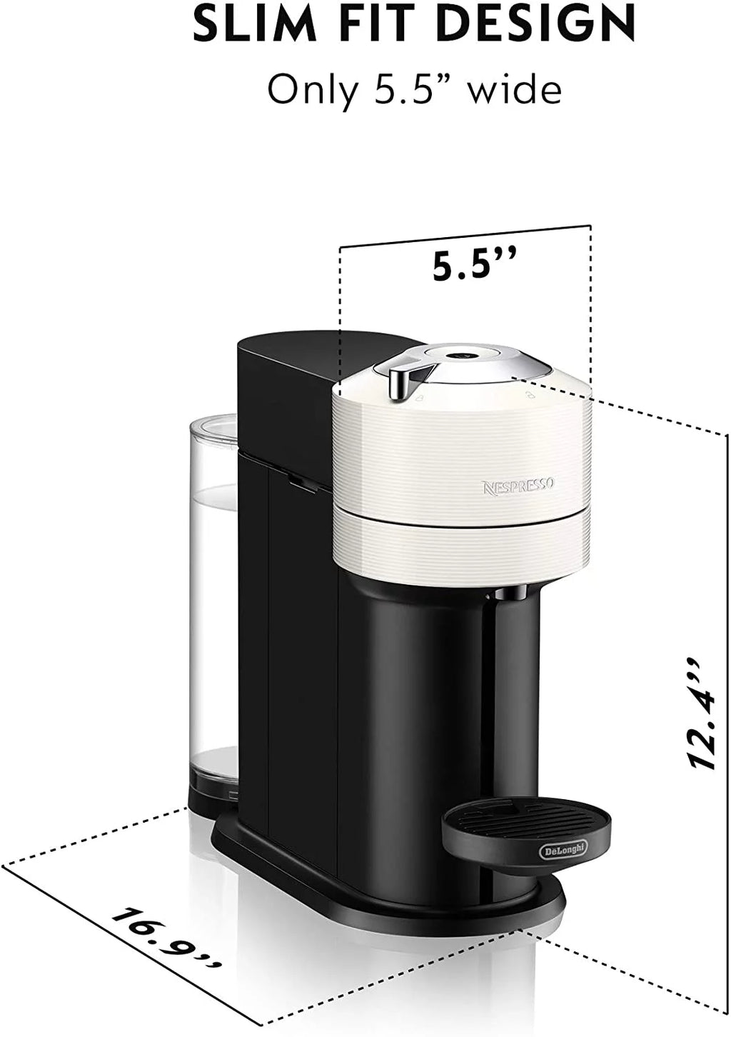 White Coffee and Espresso Machine K7796