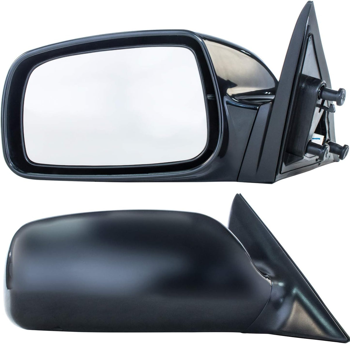 Driver and Passenger Side Unpainted Non-Heated Non-Folding Outside Rear View Mirrors U592