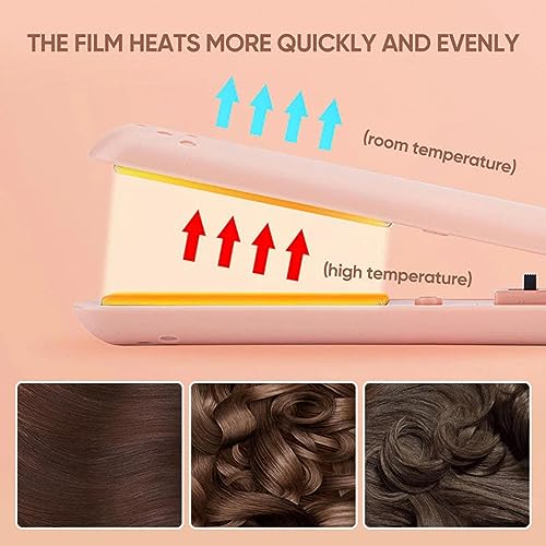 Mini Dual Purpose Cordless Curling Iron White Q8608
