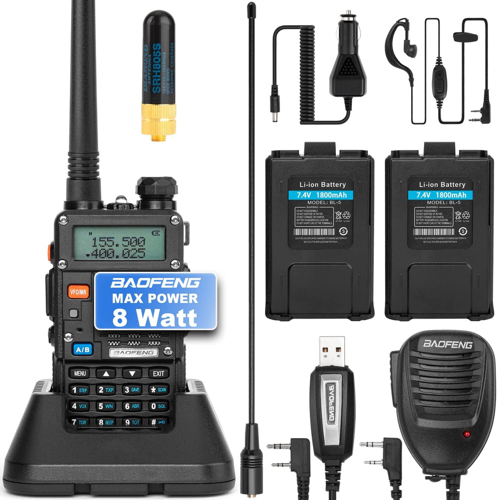 Handheld Dual Band Two Way Ham Radios 2 Pack K351261