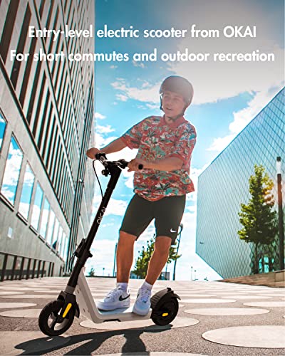 15.5 Miles Range 15 MPH 500W Peak Motor 8" Flat-Free Tires Foldable Electric Scooter E5720