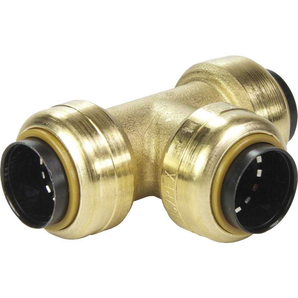 Push-to-Connect Tee 1/2 In. x 1/2 In. x 1/4 F8470