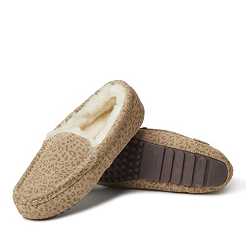 Genuine Shearling Indoor/Outdoor Moccasin Slipper U64677