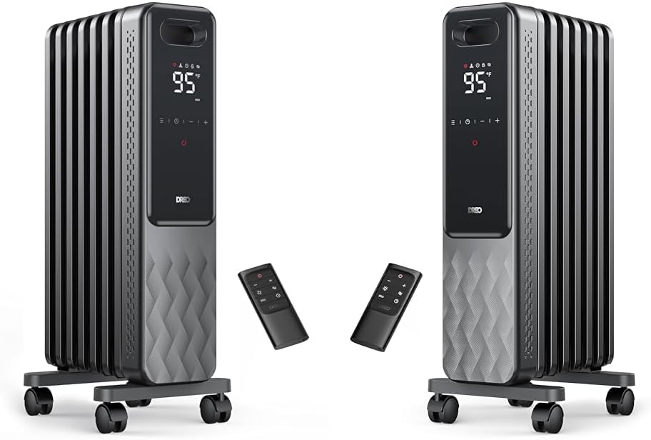 1500W Oil Filled Radiator Heater with Remote Control S7920