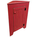 Antique Red Corner Storage Cabinet X350