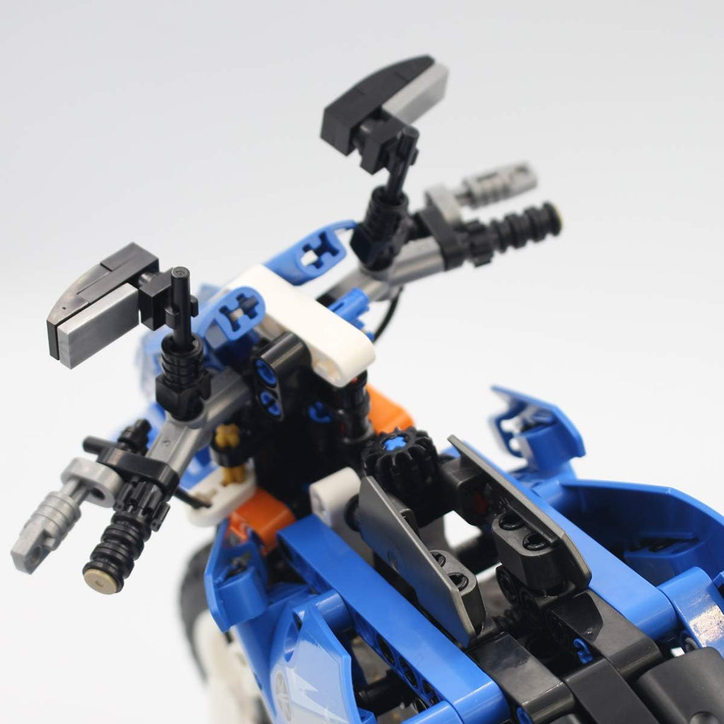 Blue Motorcycle Building Blocks 799 PCS K40129