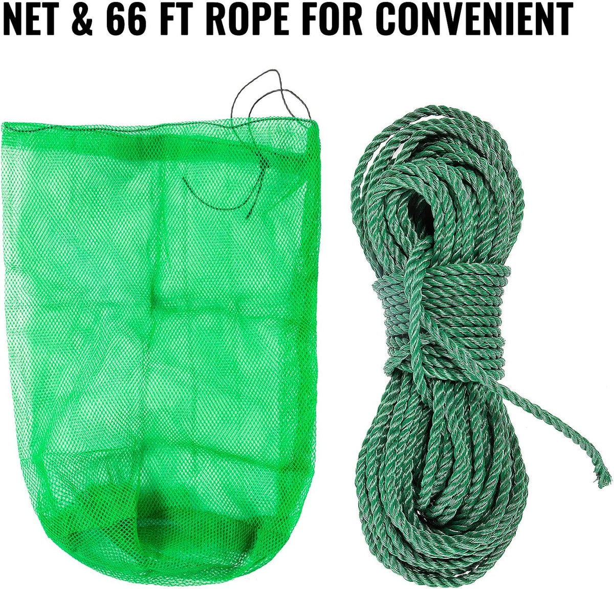 16 inch Double Sided Aquatic Weed Rake with 66ft Rope V74031