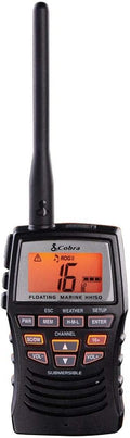 Handheld Floating VHF Radio, 6 Watt, Submersible, White H6408