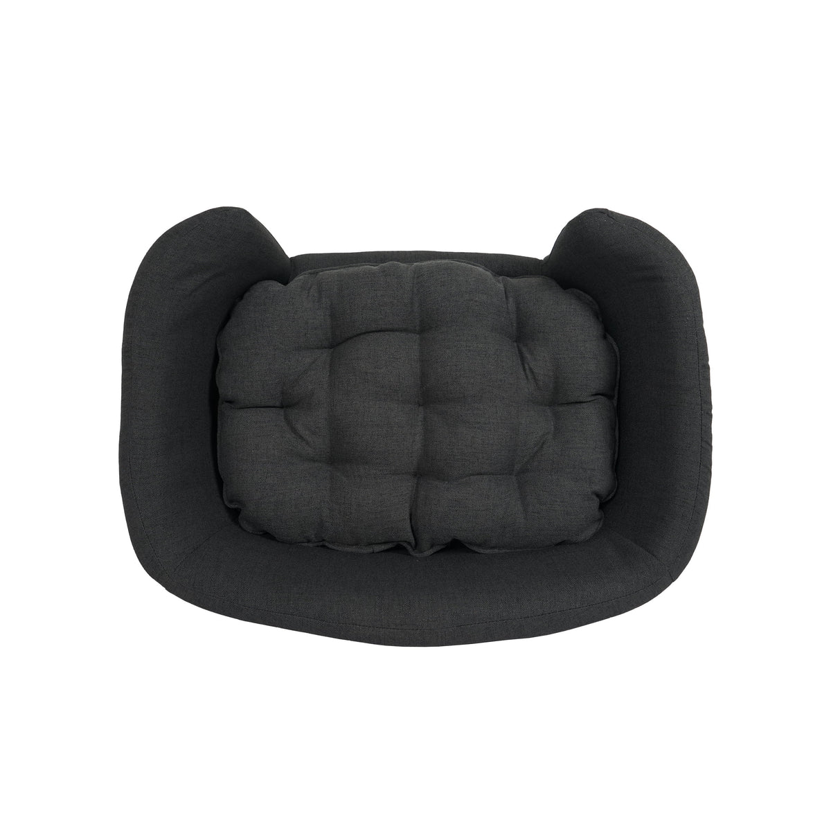 Dark Gray Small Plush Pet Bed U9014