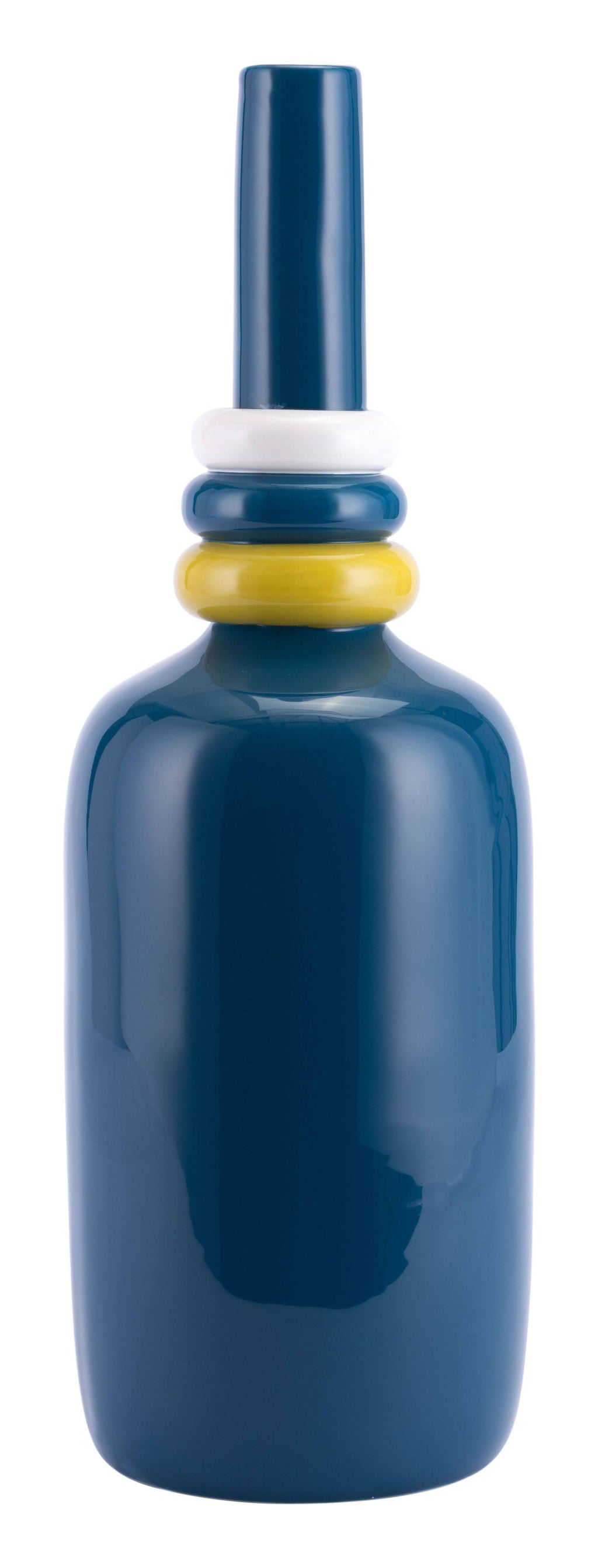Teal Small Dolomite Vase D2993