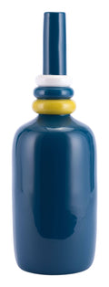 Teal Small Dolomite Vase D2993