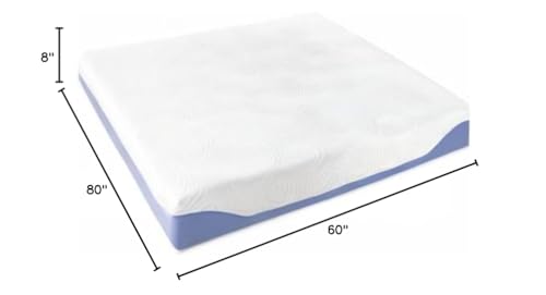 5 Inch Memory Foam Mattress, Twin Q4226