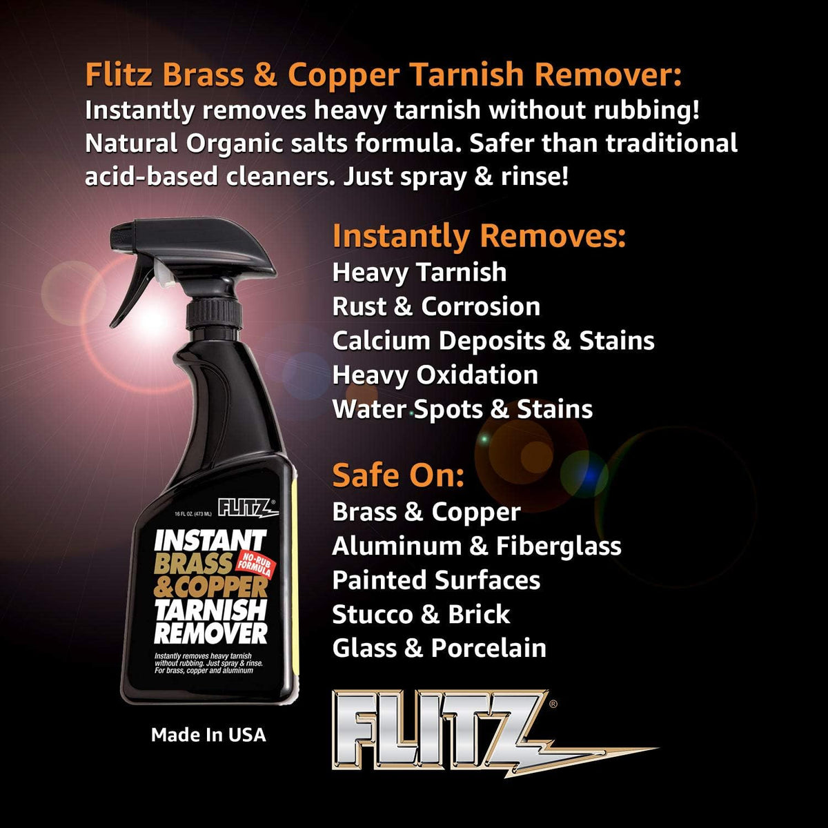 16 oz Brass and Copper Tarnish Remover F95254