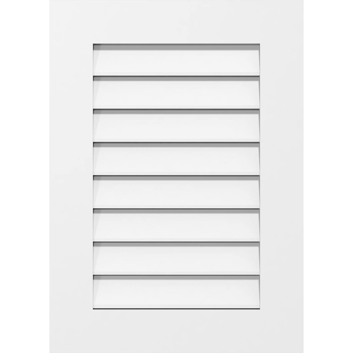 Vertical Surface Mount PVC Gable Vent D80519