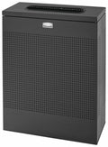 Black Rectangular Trash Can O892