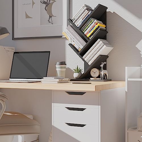 4 Tier Natural Wood Bookshelf Z90028