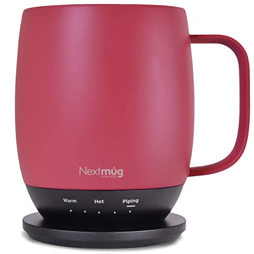 Black 14 oz Self-Heating Coffee Mug P535
