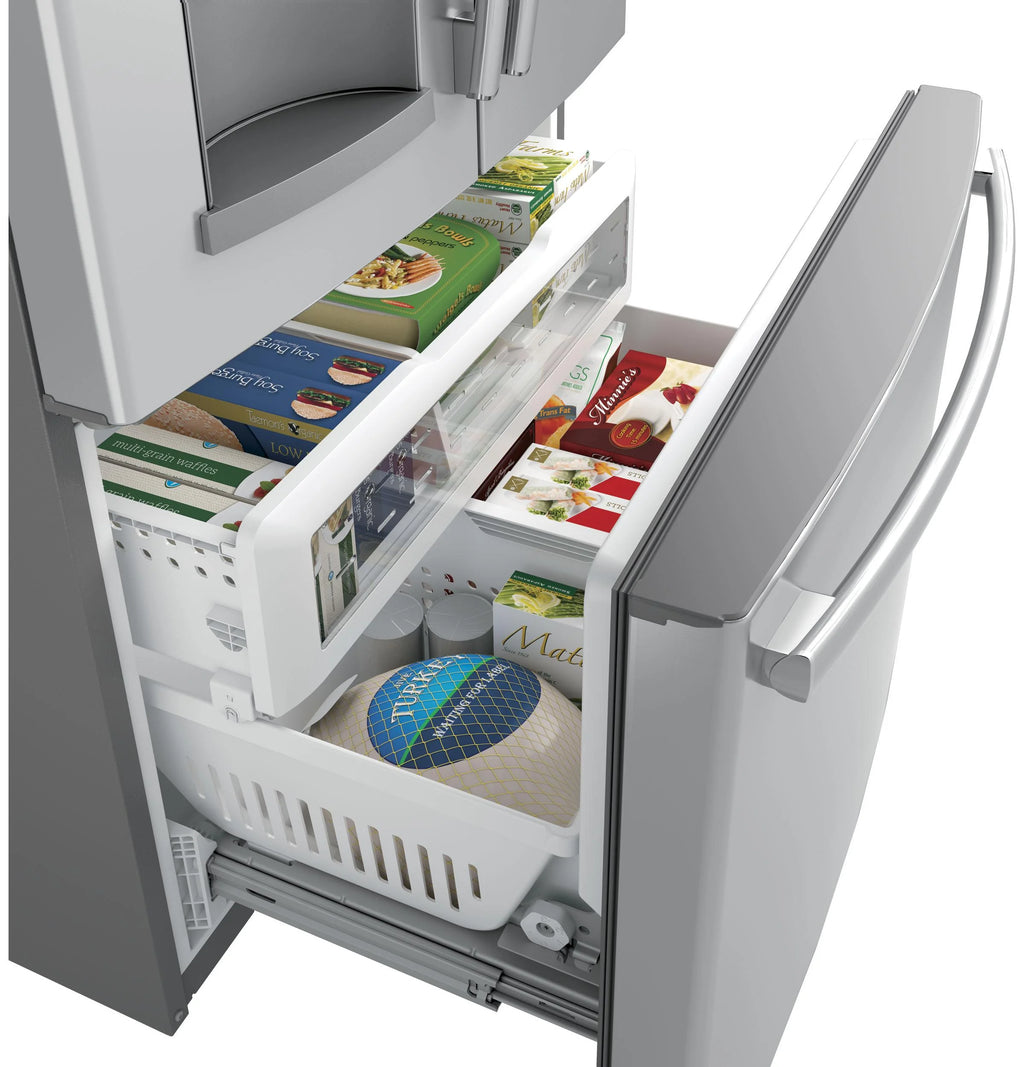 Stainless Steel French Door Freestanding Refrigerator T833