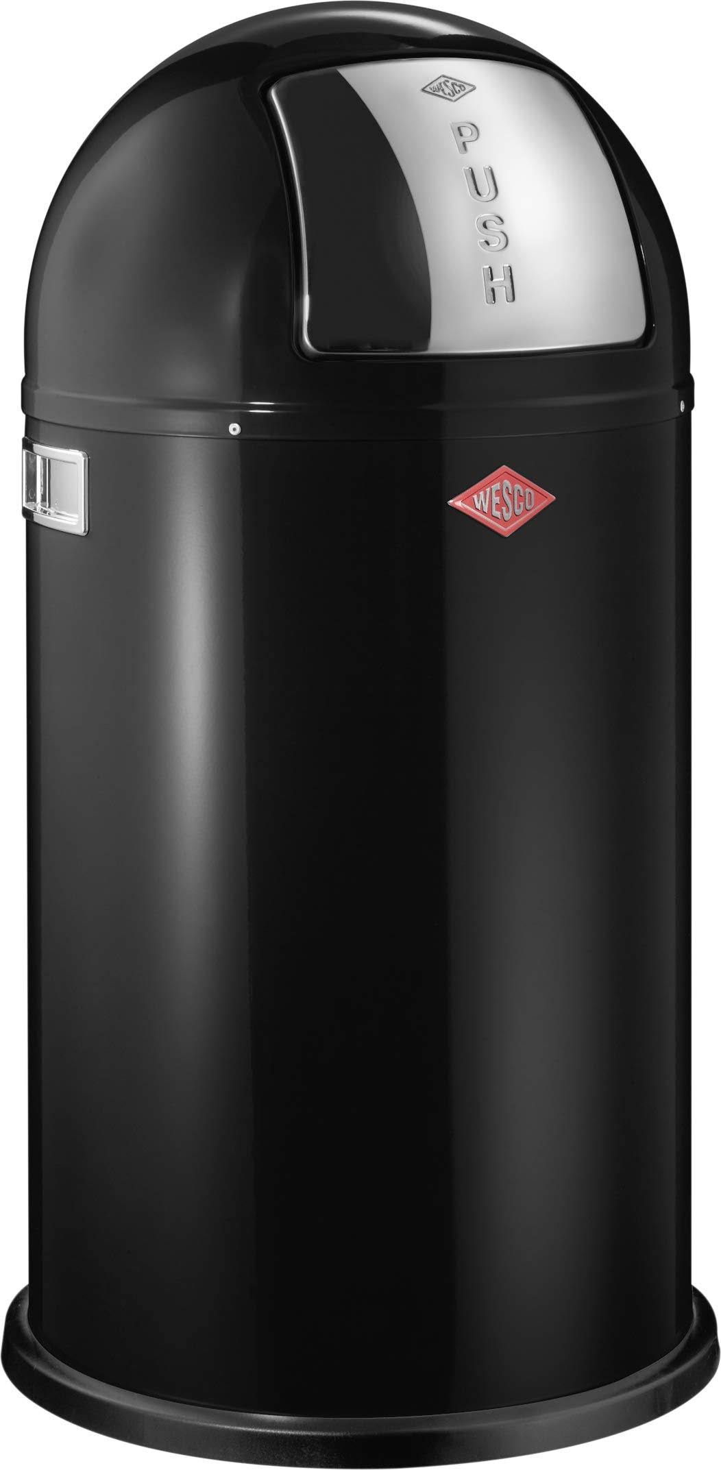 Black 50L Trash Can E249