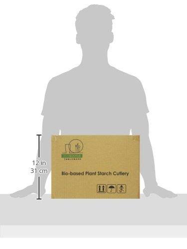 Plant Starch Cutlery Spoons 1000-Count P9533