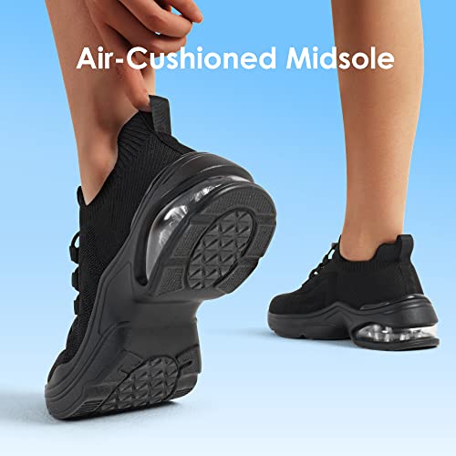 Slip-on Air Cushion Slip Resistant Walking Sneakers O308