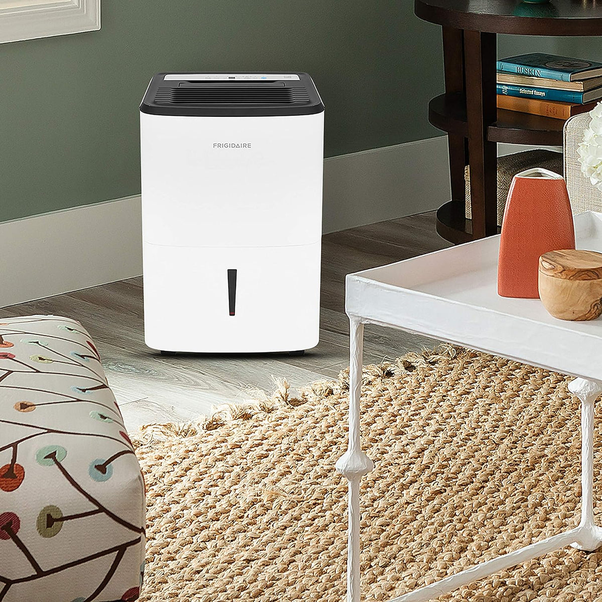 White 50 Pint Dehumidifier with Built In Pump X7842