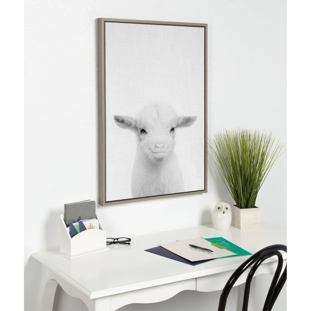 Gray Framed Canvas U177509