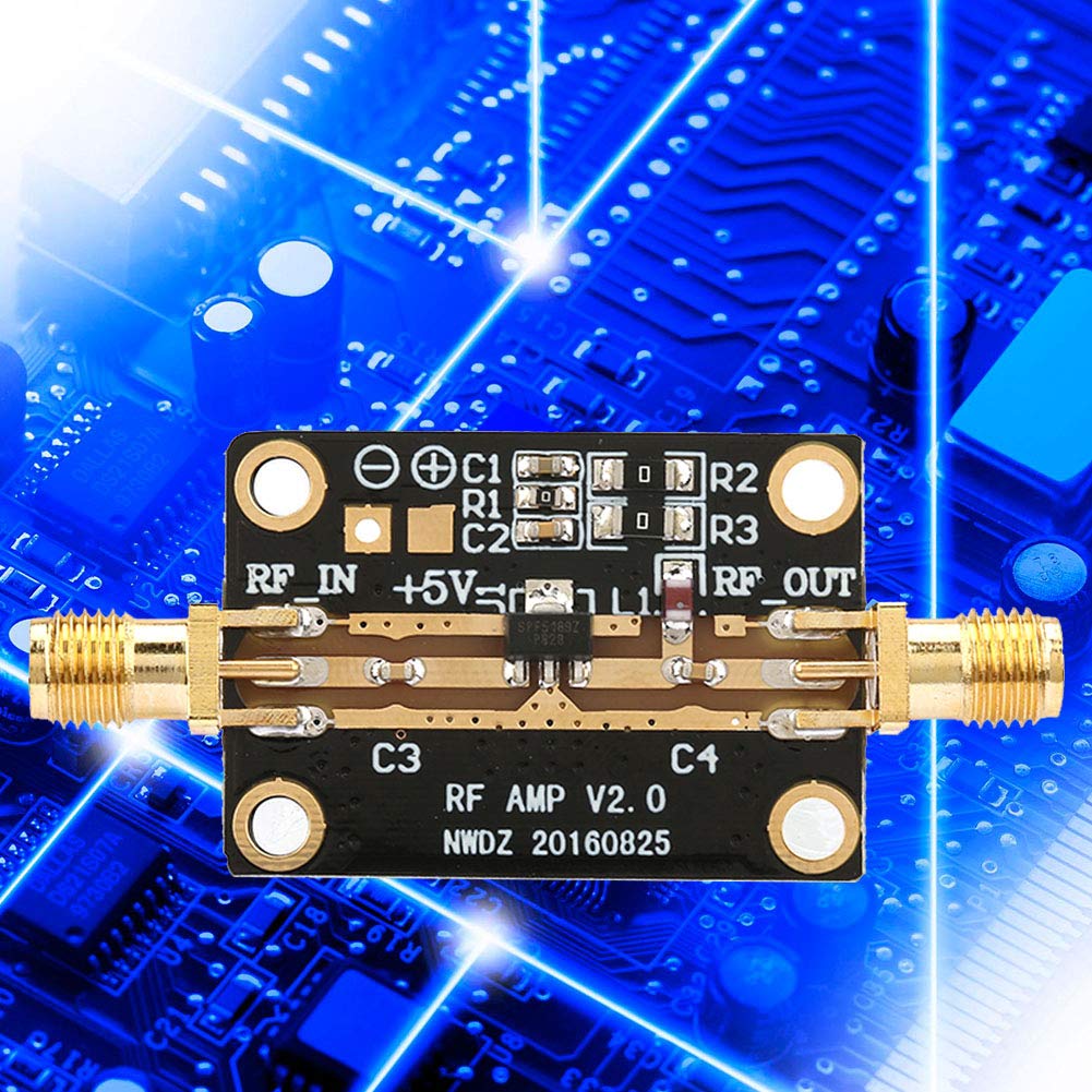 Low Noise Ultra Bandwidth Amplifier LNA 0.05-4GHz NF=0.6dB RF FM HF VHF UHF WideBand Non Reflective Design Frequency Capability Ham Radio with High Isolation RF Amplifier R215615