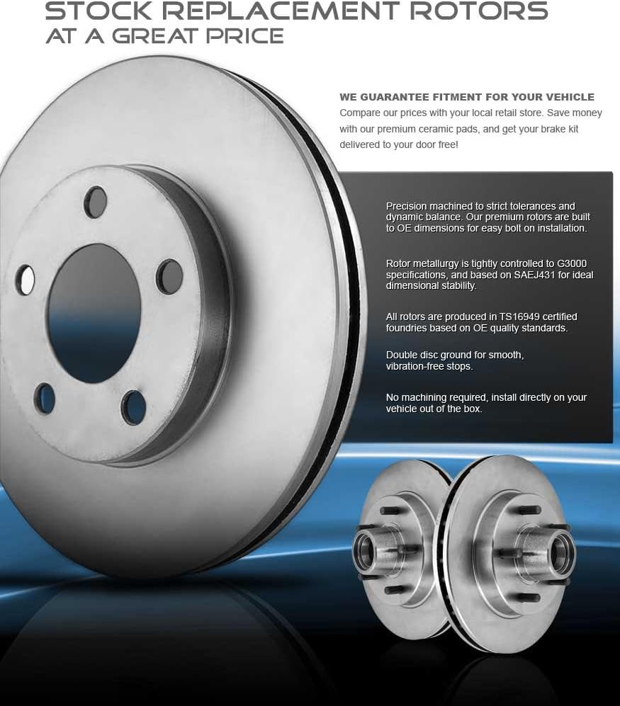 Brake Rotors + Pads + Clips S67340