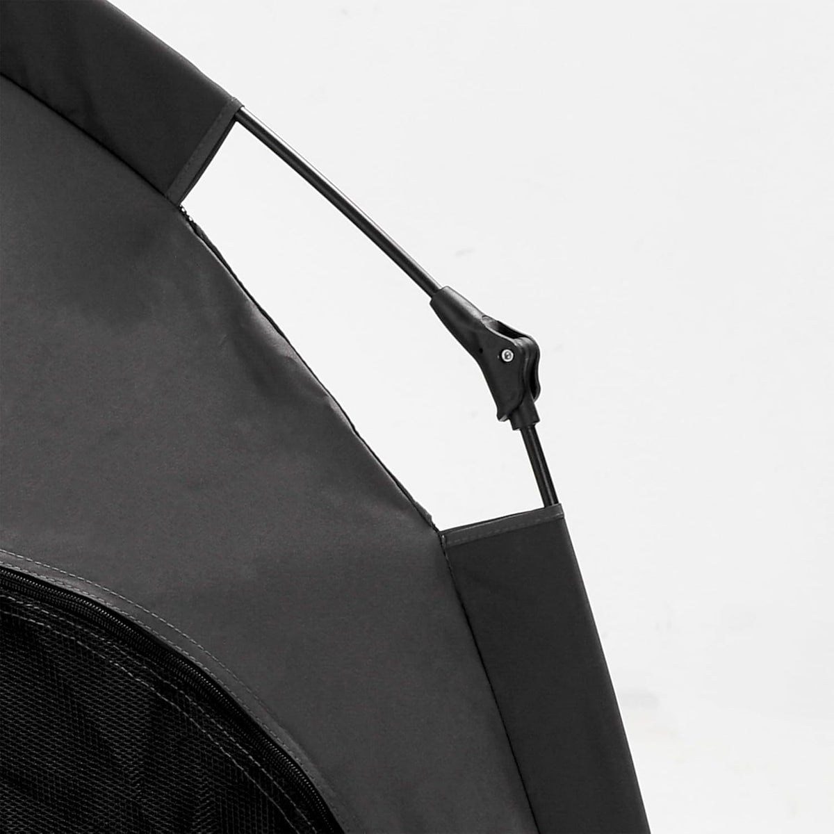 Dark Gray Pop Up Dog Tent with Carrying Bag A183495
