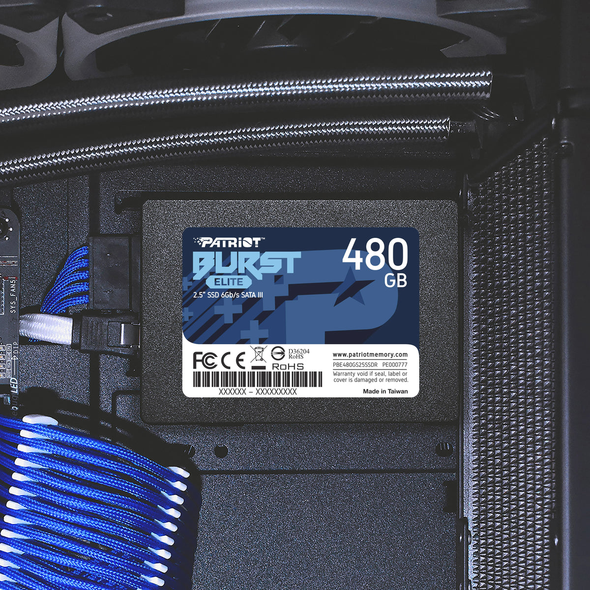 480GB Internal SSD SATA 3 2.5" Solid State Drive D4187