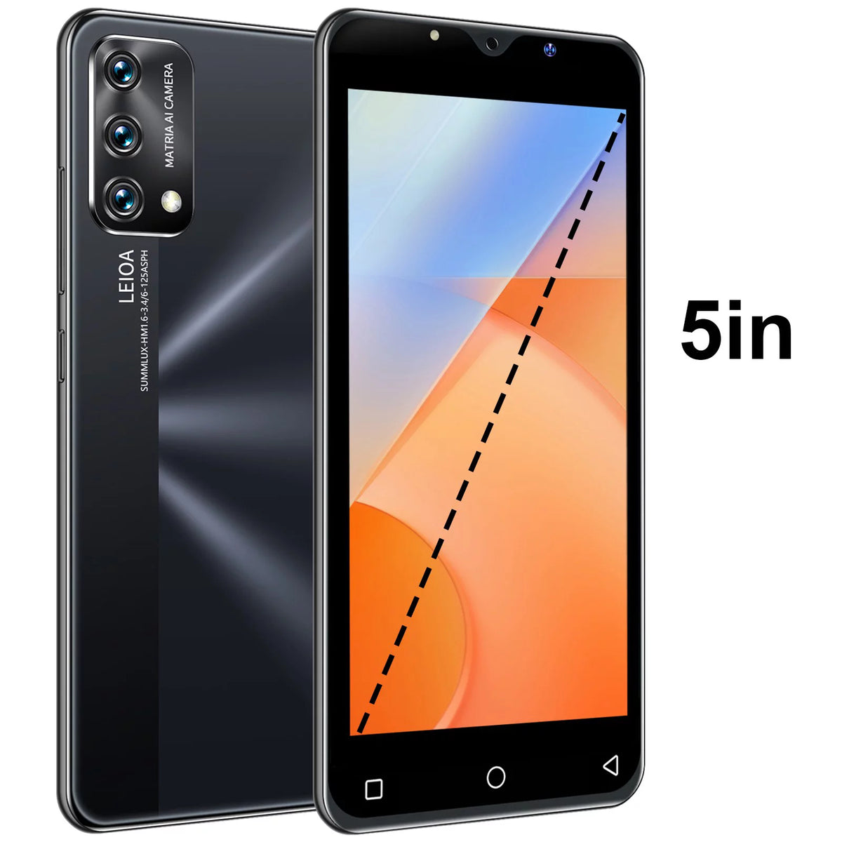 Unlocked Dual Sim Smartphone 5in 3800mAh C553