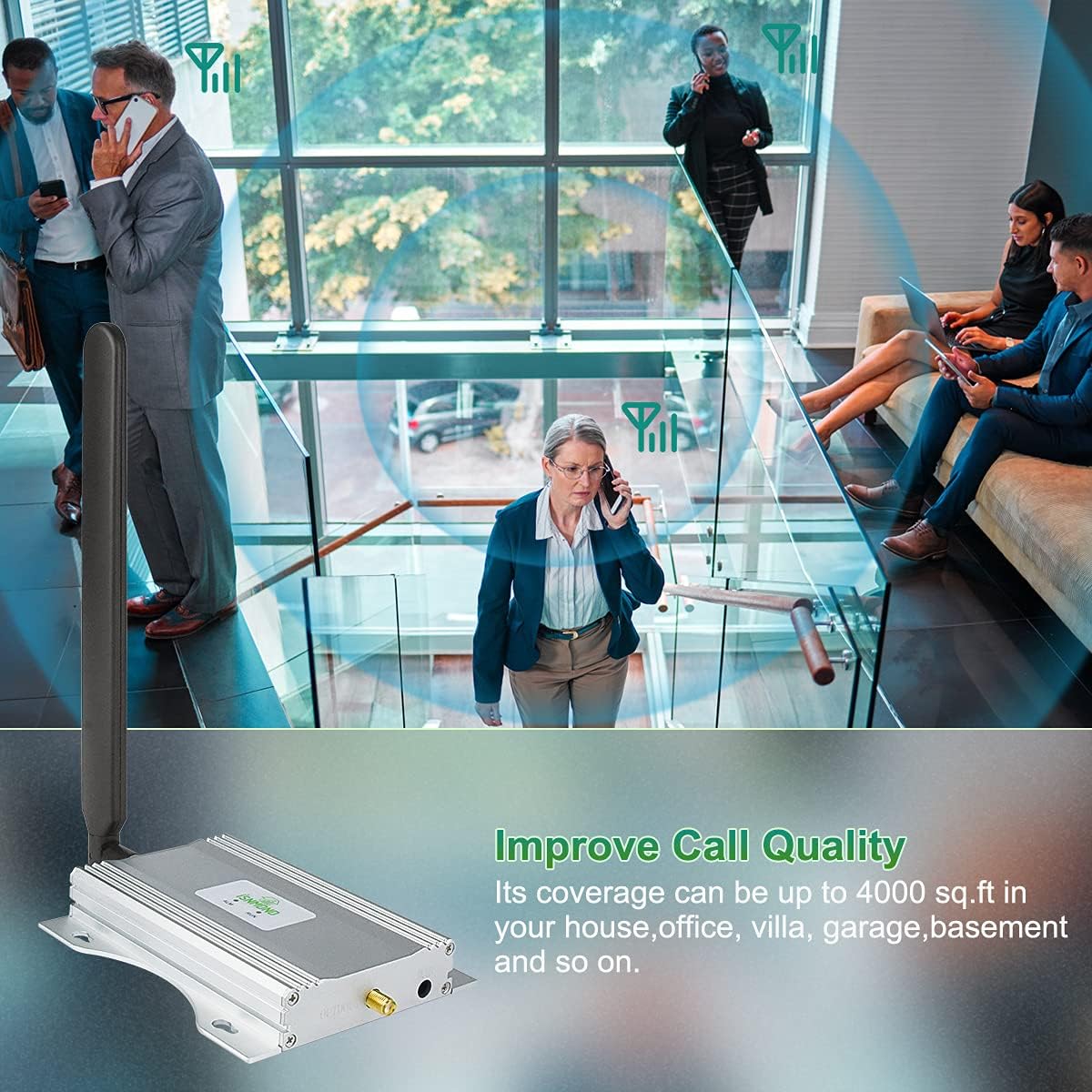 Cell Phone Signal Booster 5G 4G LTE Band12/17 for Home A36031