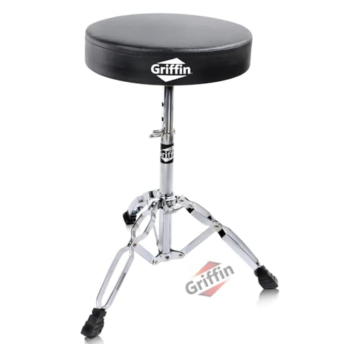 6 Piece Drum Hardware Pack with Snare, Hi-Hat, Cymbal Boom, Kick Pedal & Throne P2524